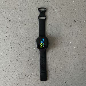 For Parts - Fitbit Versa 3 Black Smartwatch w/Strap FB511 #2871 Z65/247 - READ